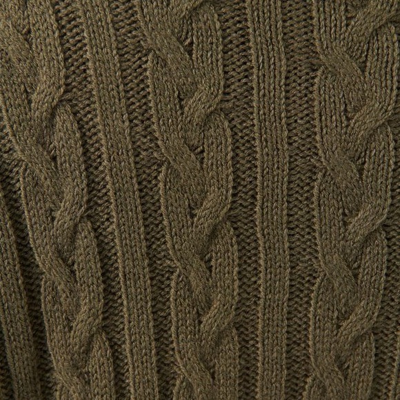 Green half zip knit sweater - Picture 6 of 6